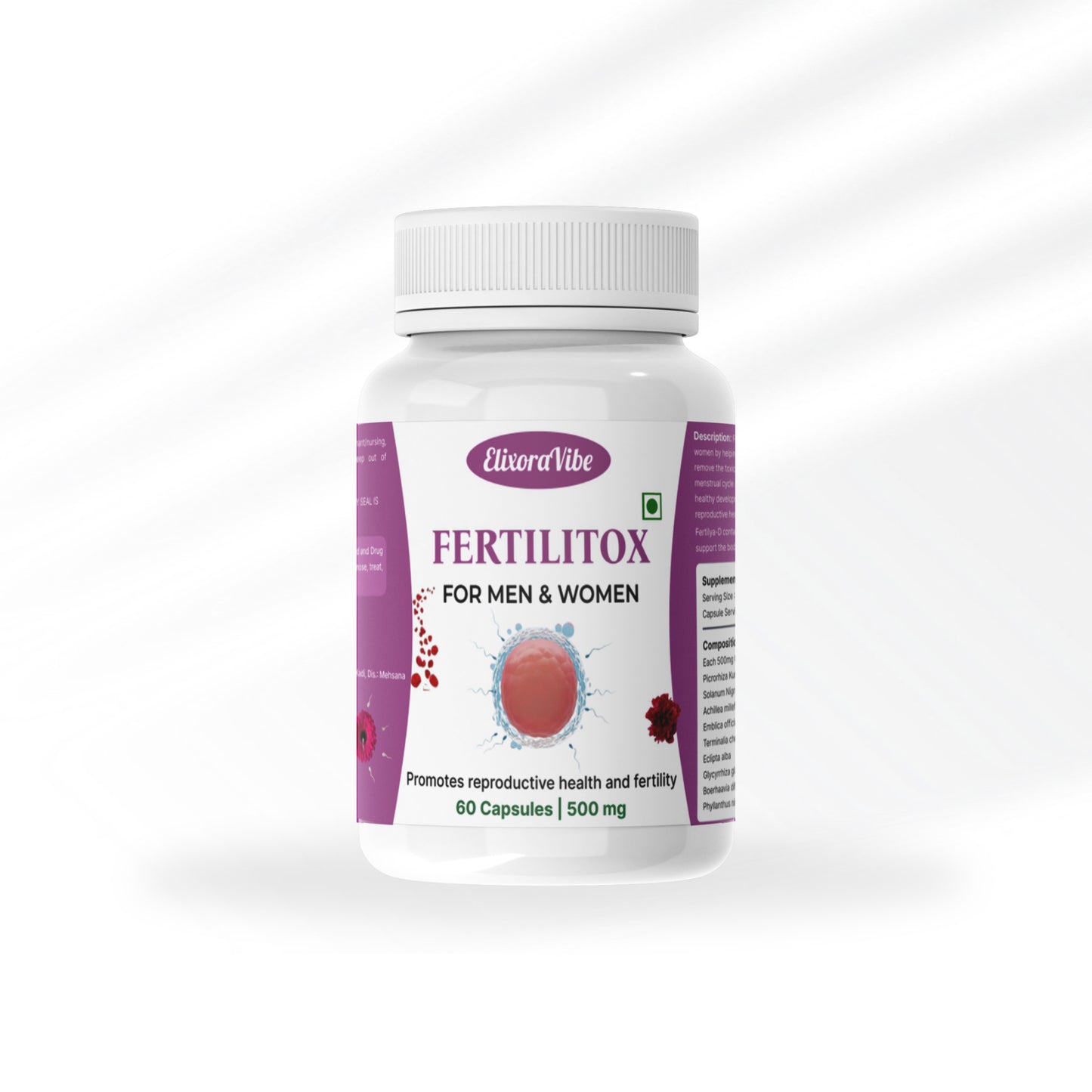 Fertilitocx – Natural Fertility & Reproductive Health Supplement for Men & Women | 60 Capsule