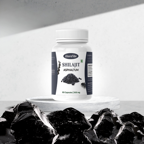 Shilajit (Asphaltum) 500 mg – Ayurvedic Herbal Capsules