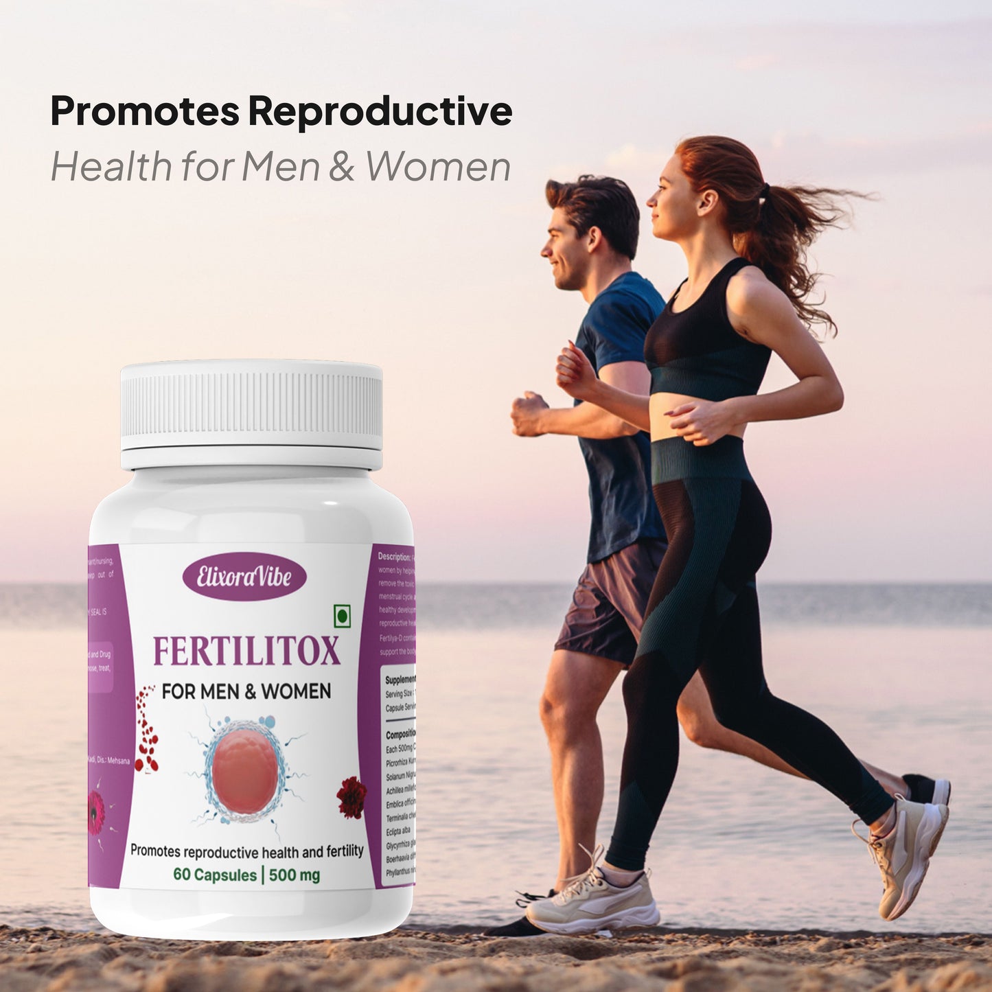 Fertilitocx – Natural Fertility & Reproductive Health Supplement for Men & Women | 60 Capsule