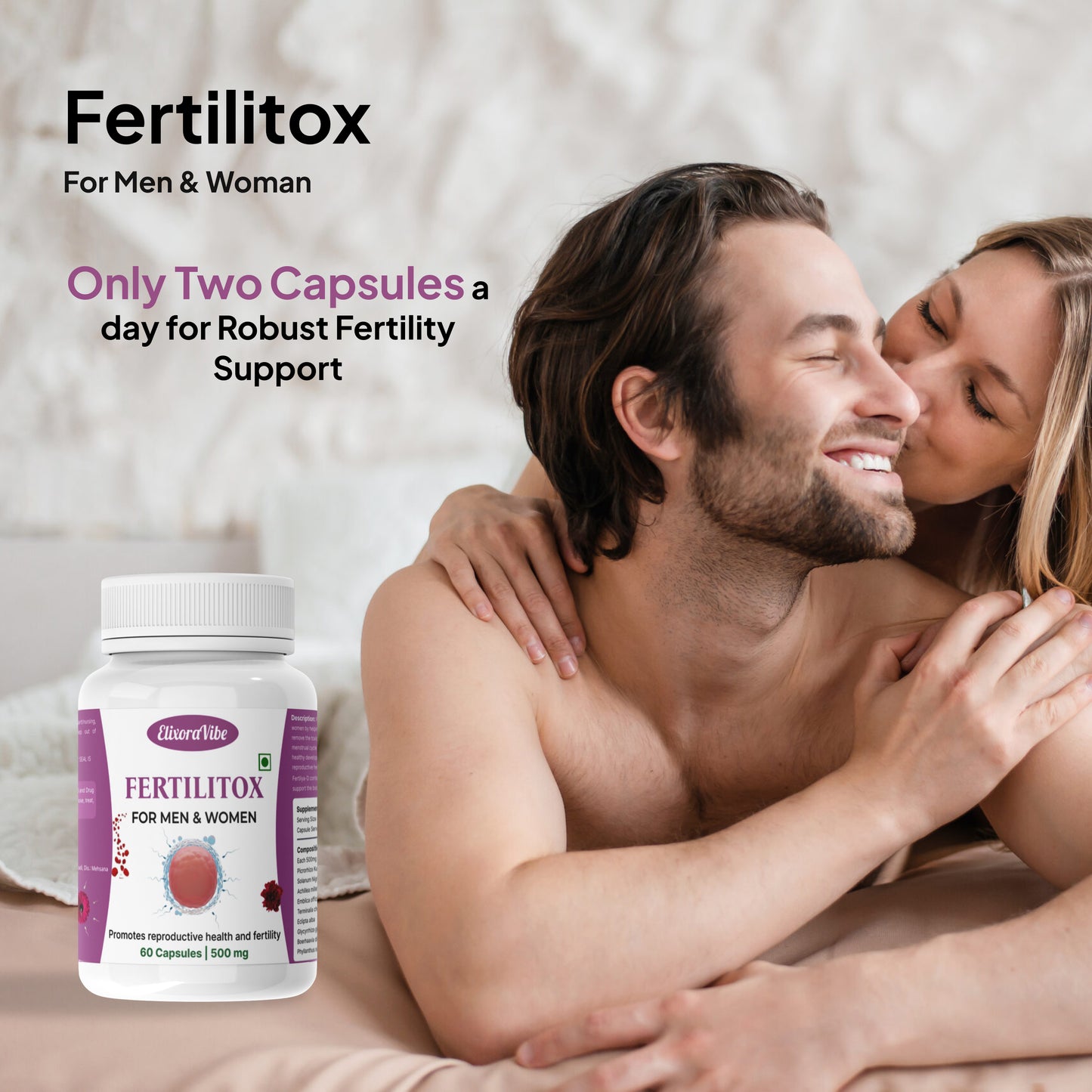 Fertilitocx – Natural Fertility & Reproductive Health Supplement for Men & Women | 60 Capsule